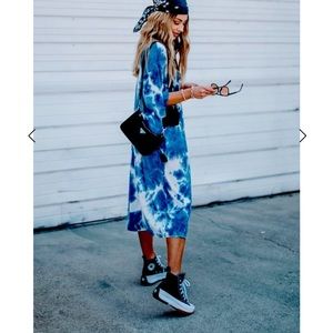 Dressed in LALA Ribbed Ozzy Dress